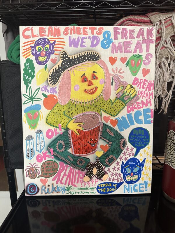 “Clean Sheets & Freak Meats” (18x14)