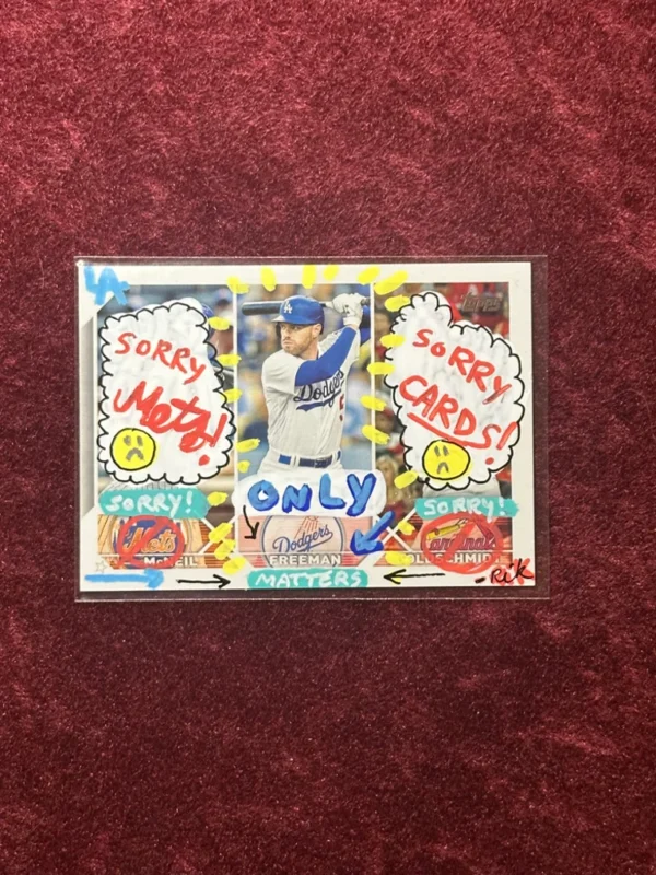 Only Freeman Matters - Baseball Card (Graffiti Remix)