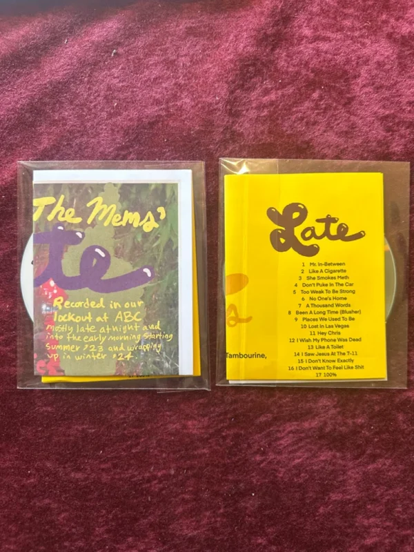 The Memories 'Late' CD - Image 4