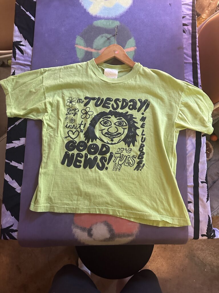 “Good News, It’s Tues” Unique Green (Medium)