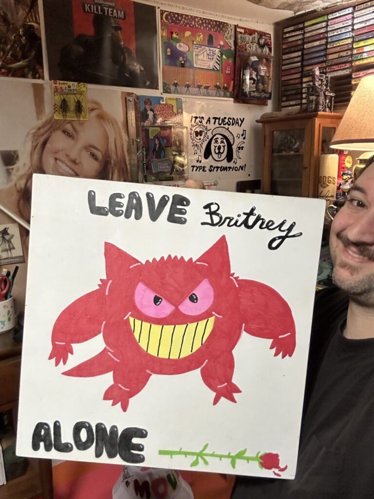 “Leave Britney Alone” (18” x 18”)