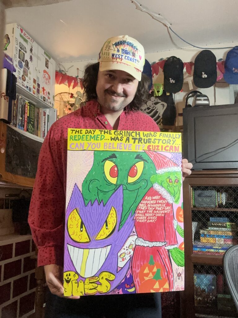 “The Day The Grinch Was Finally Redeemed” (28” x 18”)